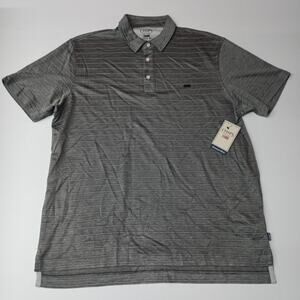 Chaps Milton Polo Shirt Men's XL Extra Large Gray Seacoast Wash Super Soft